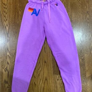 Aviator Nation Women’s Purple Joggers